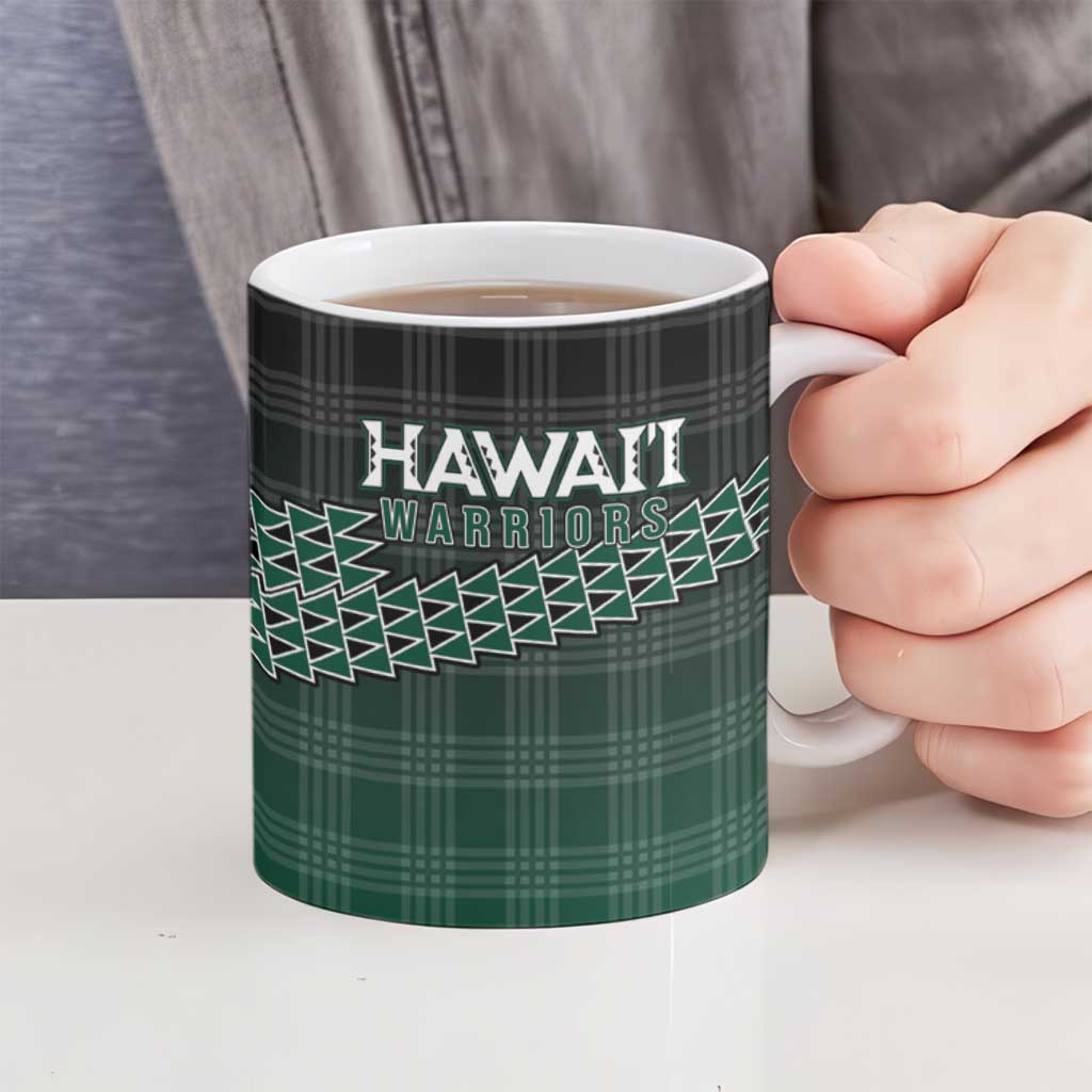 Rainbow Warriors Hawaii Palaka Ceramic Mug Maile Lei LT7 - Polynesian Pride
