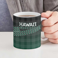 Rainbow Warriors Hawaii Palaka Ceramic Mug Maile Lei LT7 - Polynesian Pride