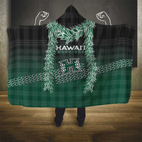 Rainbow Warriors Hawaii Palaka Hooded Blanket Maile Lei LT7 - Polynesian Pride