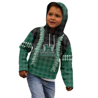 Rainbow Warriors Hawaii Palaka Kid Hoodie Maile Lei LT7 - Polynesian Pride