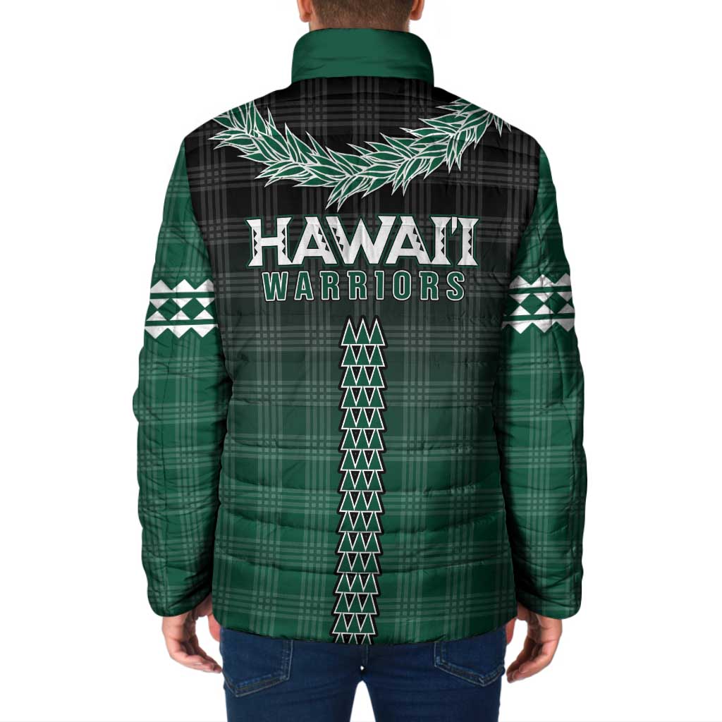 Rainbow Warriors Hawaii Palaka Padded Jacket Maile Lei LT7 - Polynesian Pride