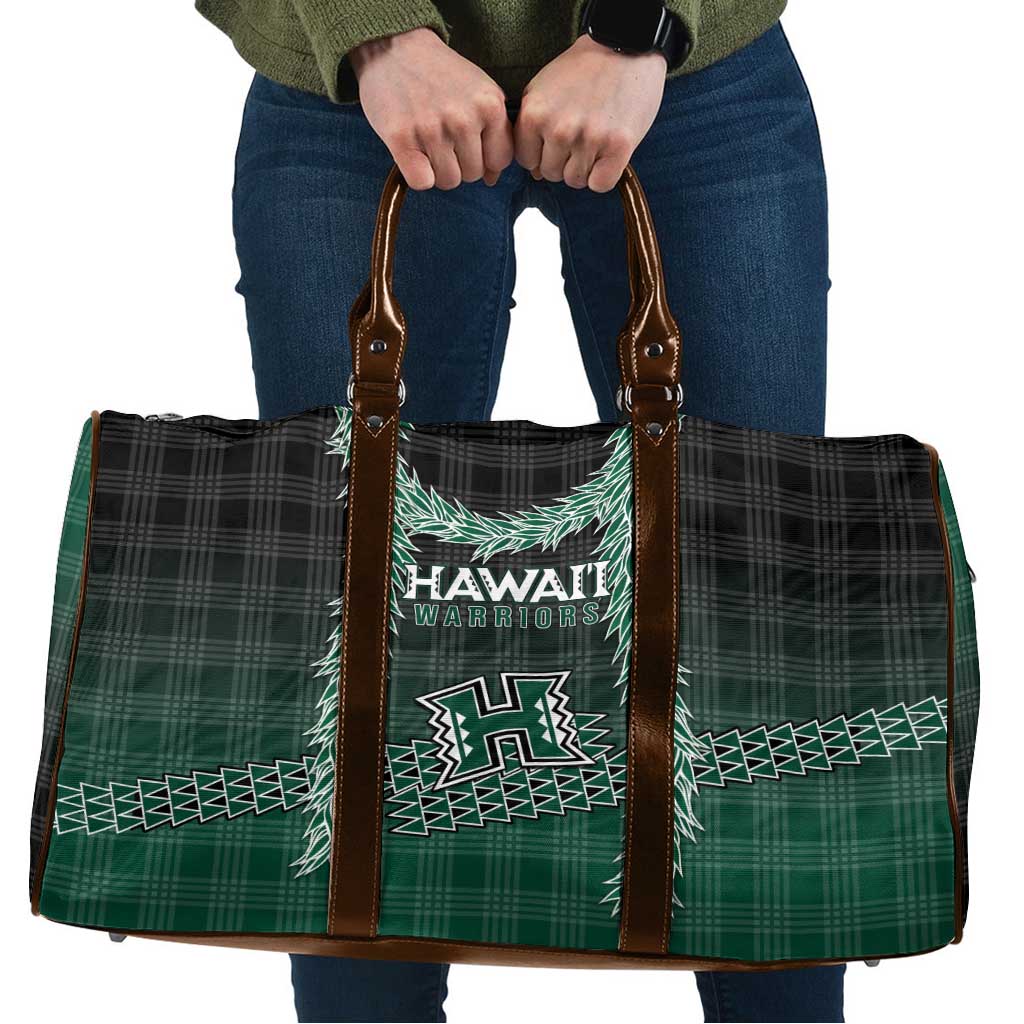 Rainbow Warriors Hawaii Palaka Travel Bag Maile Lei LT7 Dark Green - Polynesian Pride