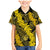 Hawaii Oahu Ilima Lei Family Matching Mermaid Dress and Hawaiian Shirt LT7 Son's Shirt Yellow - Polynesian Pride