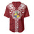 Tonga Independence Day Baseball Jersey Tongatapu Lion Ngatu Motifs