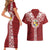 Tonga Independence Day Couples Matching Short Sleeve Bodycon Dress and Hawaiian Shirt Tongatapu Lion Ngatu Motifs