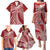 Tonga Independence Day Family Matching Puletasi and Hawaiian Shirt Tongatapu Lion Ngatu Motifs