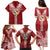 Tonga Independence Day Family Matching Puletasi and Hawaiian Shirt Tongatapu Lion Ngatu Motifs