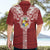 Tonga Independence Day Hawaiian Shirt Tongatapu Lion Ngatu Motifs