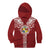 Tonga Independence Day Kid Hoodie Tongatapu Lion Ngatu Motifs