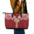 Tonga Independence Day Leather Tote Bag Tongatapu Lion Ngatu Motifs