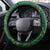 Fiji Ballantine Memorial High School Personalised Steering Wheel Cover Masi Tapa Mix Plumeria