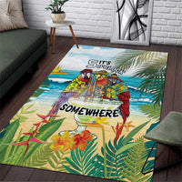 It's 5 o'clock Somewhere Area Rug Beach Party LT7 Colorful - Polynesian Pride