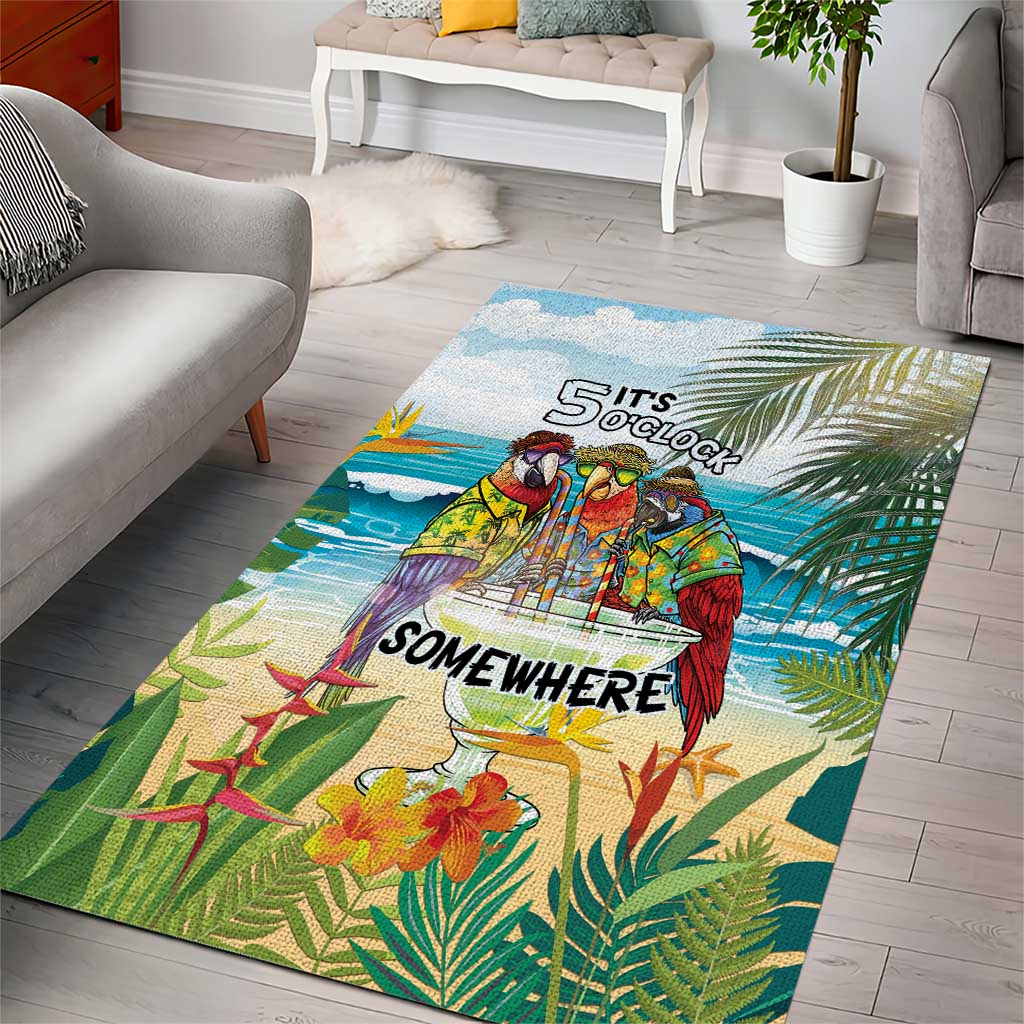 It's 5 o'clock Somewhere Area Rug Beach Party LT7 - Polynesian Pride