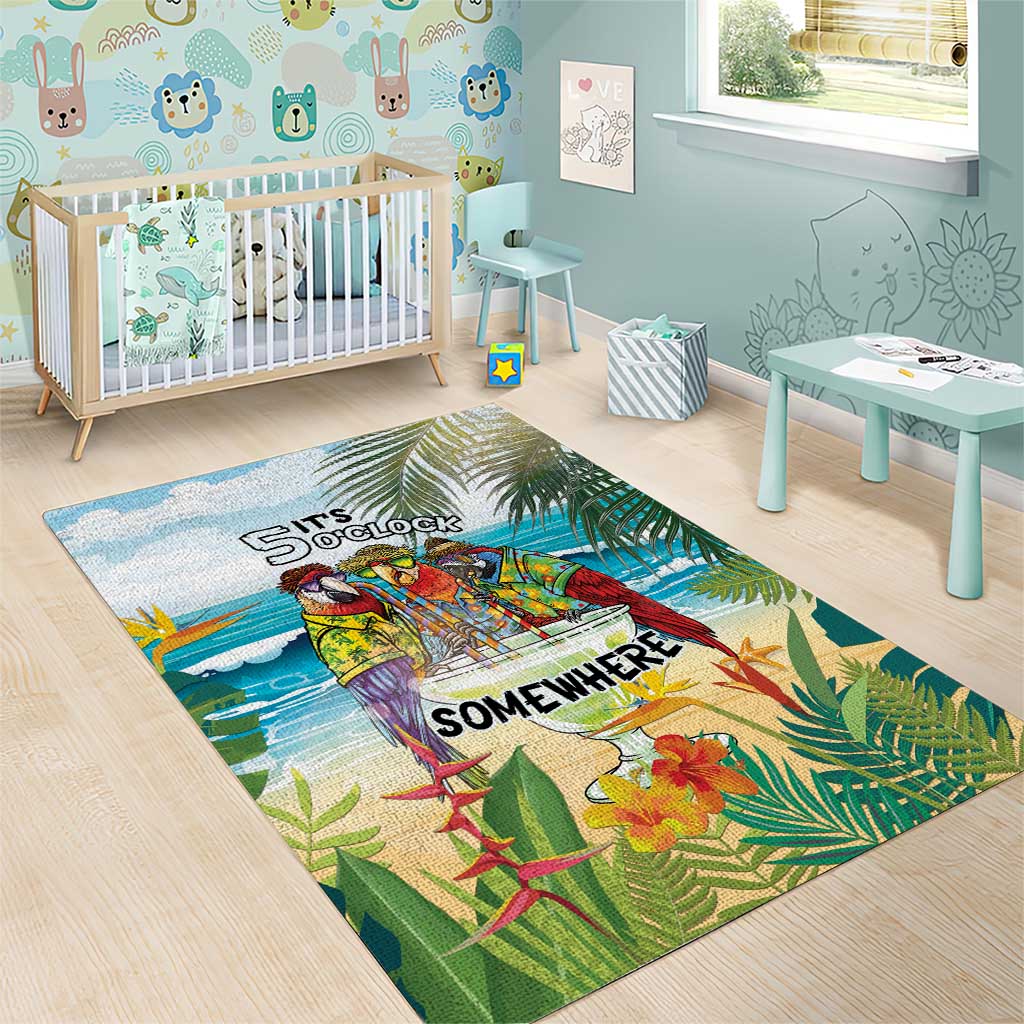 It's 5 o'clock Somewhere Area Rug Beach Party LT7 - Polynesian Pride