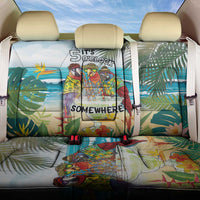 It's 5 o'clock Somewhere Back Car Seat Cover Beach Party LT7 One Size Colorful - Polynesian Pride