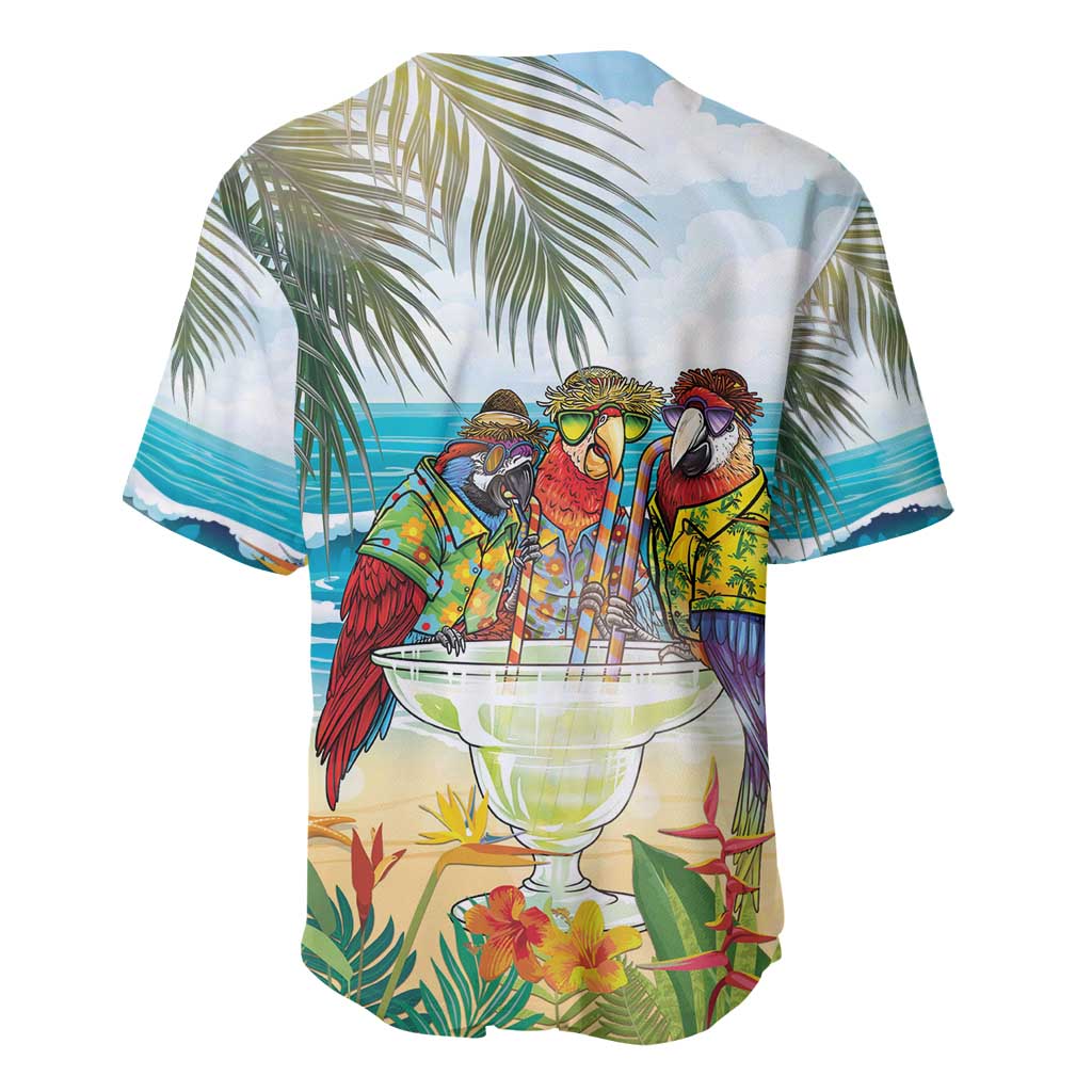 It's 5 o'clock Somewhere Baseball Jersey Beach Party LT7 - Polynesian Pride
