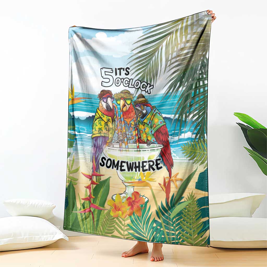 It's 5 o'clock Somewhere Blanket Beach Party LT7 - Polynesian Pride