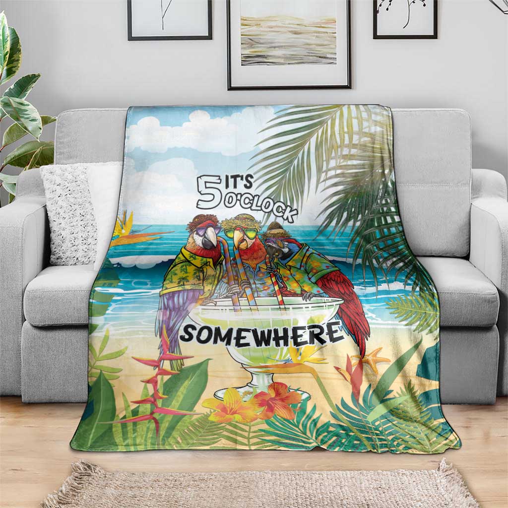 It's 5 o'clock Somewhere Blanket Beach Party LT7 - Polynesian Pride