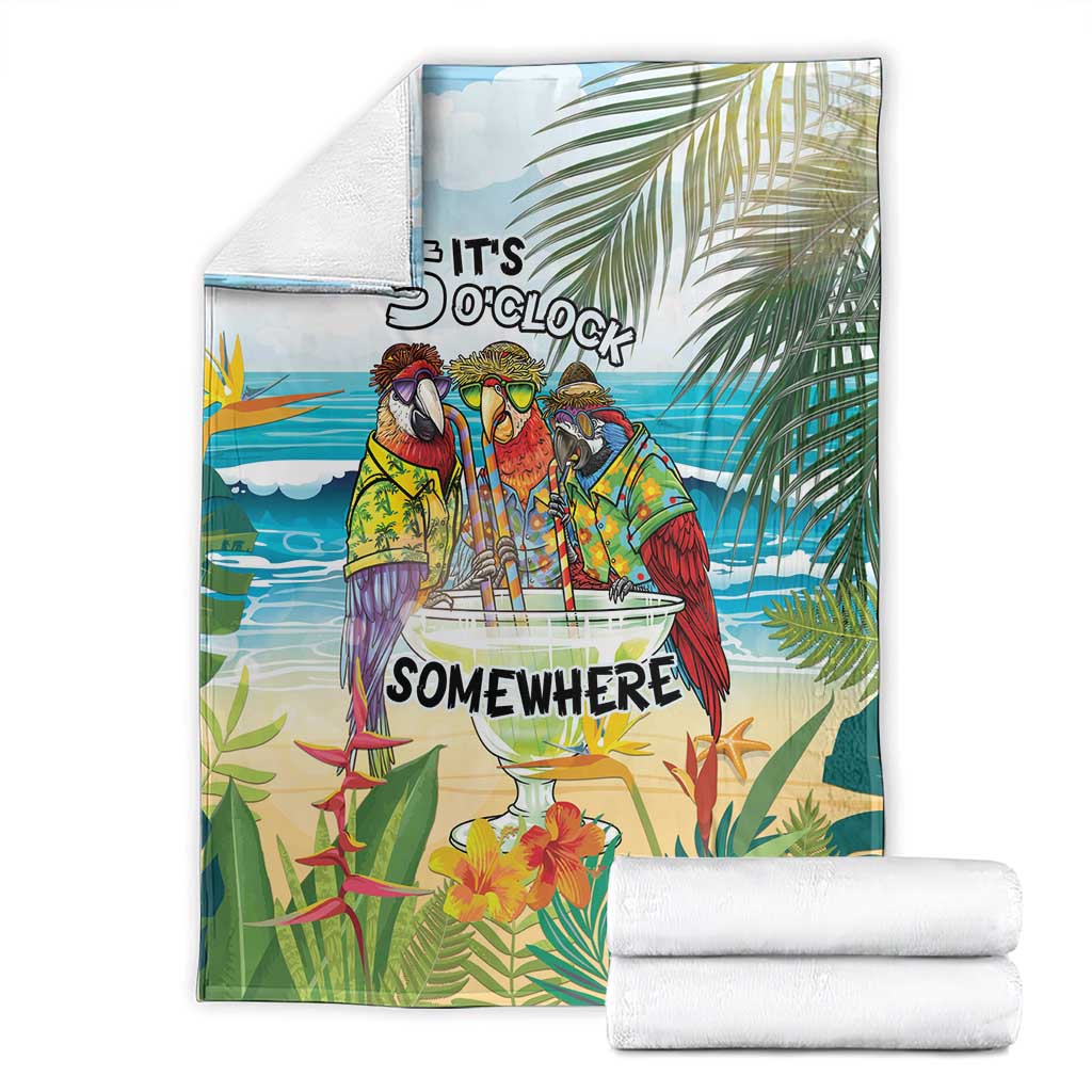 It's 5 o'clock Somewhere Blanket Beach Party LT7 - Polynesian Pride