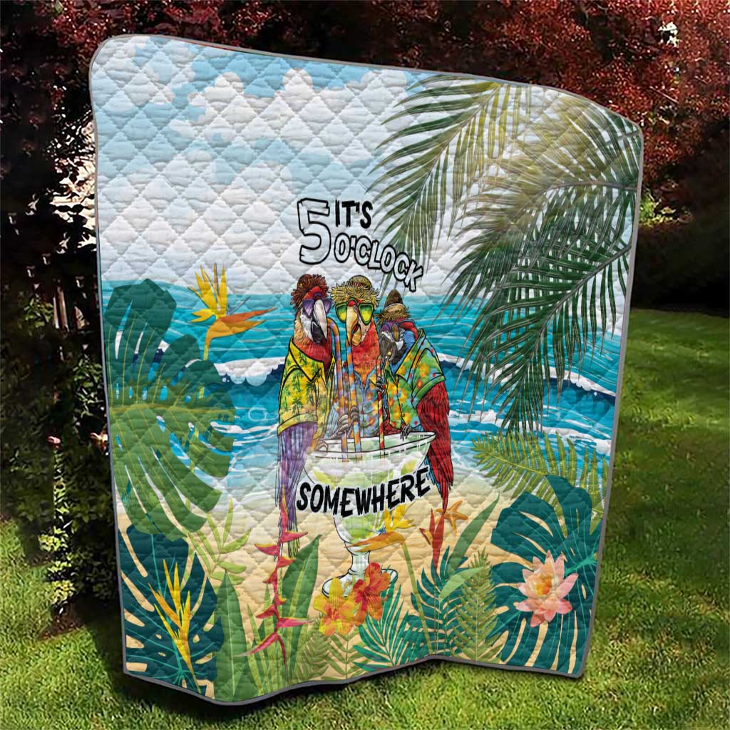It's 5 o'clock Somewhere Quilt Beach Party LT7 - Polynesian Pride