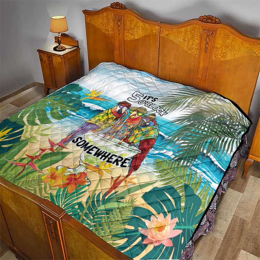 It's 5 o'clock Somewhere Quilt Beach Party LT7 - Polynesian Pride
