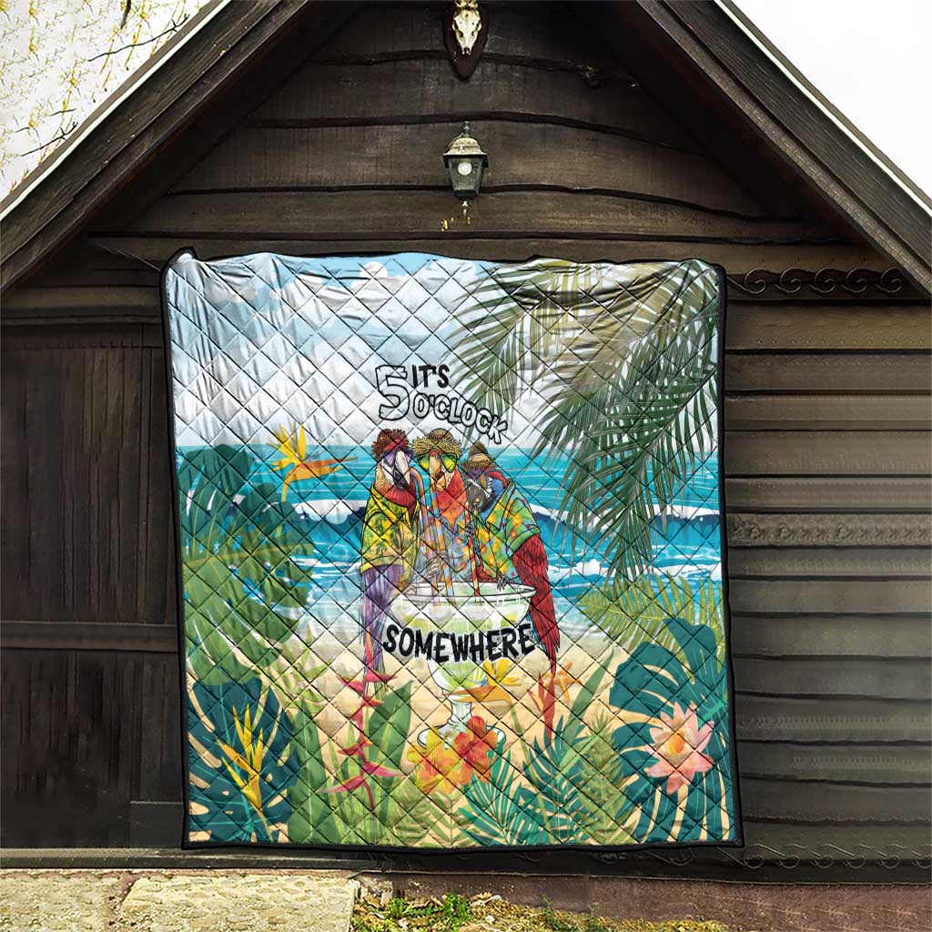 It's 5 o'clock Somewhere Quilt Beach Party LT7 - Polynesian Pride
