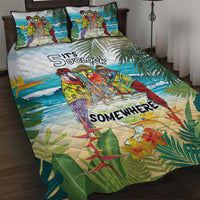 It's 5 o'clock Somewhere Quilt Bed Set Beach Party LT7 Colorful - Polynesian Pride