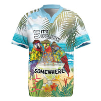 It's 5 o'clock Somewhere Rugby Jersey Beach Party LT7 Colorful - Polynesian Pride