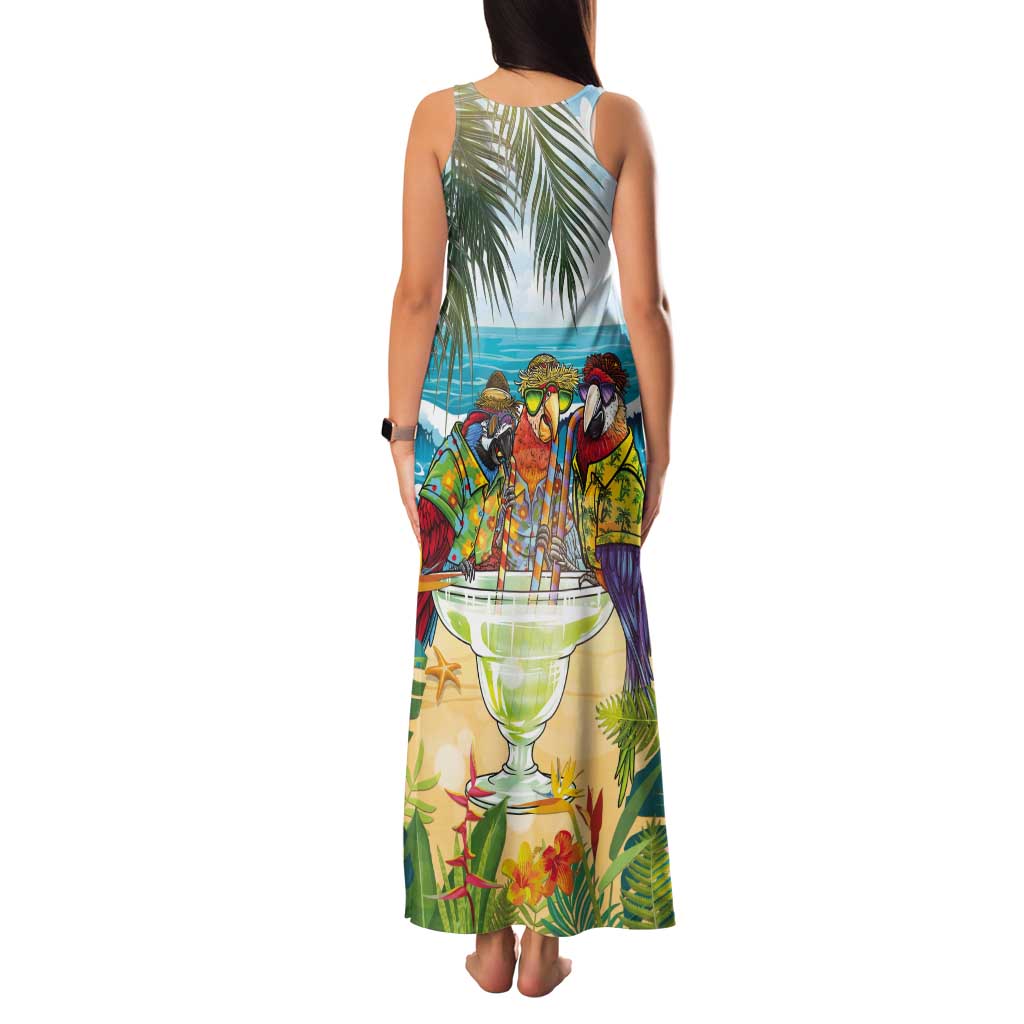 It's 5 o'clock Somewhere Tank Maxi Dress Beach Party LT7 - Polynesian Pride