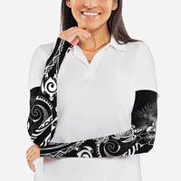 Aloha Hawaii Turtles Floral Arm Sleeves Obsidian Glaze LT7 - Polynesian Pride
