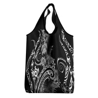 Aloha Hawaii Turtles Floral Grocery Bag Obsidian Glaze LT7 - Polynesian Pride