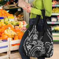 Aloha Hawaii Turtles Floral Grocery Bag Obsidian Glaze LT7 - Polynesian Pride