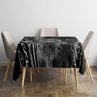 Aloha Hawaii Turtles Floral Tablecloth Obsidian Glaze LT7 - Polynesian Pride