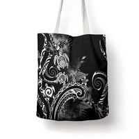 Aloha Hawaii Turtles Floral Tote Bag Obsidian Glaze LT7 - Polynesian Pride