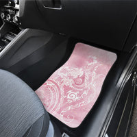 Aloha Hawaii Turtles Floral Car Mats Pink Marbles Glaze LT7 - Polynesian Pride