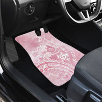 Aloha Hawaii Turtles Floral Car Mats Pink Marbles Glaze LT7 - Polynesian Pride