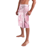Aloha Hawaii Turtles Floral Lavalava Pink Marbles Glaze LT7 - Polynesian Pride