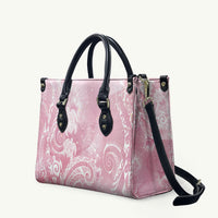 Aloha Hawaii Turtles Floral Leather Bag Pink Marbles Glaze LT7 Pink - Polynesian Pride