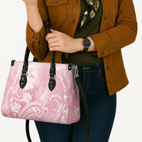 Aloha Hawaii Turtles Floral Leather Bag Pink Marbles Glaze LT7 - Polynesian Pride