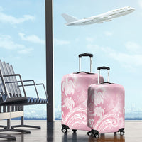 Aloha Hawaii Turtles Floral Luggage Cover Pink Marbles Glaze LT7 - Polynesian Pride