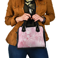 Aloha Hawaii Turtles Floral Shoulder Handbag Pink Marbles Glaze LT7 - Polynesian Pride
