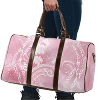 Aloha Hawaii Turtles Floral Travel Bag Pink Marbles Glaze LT7 - Polynesian Pride