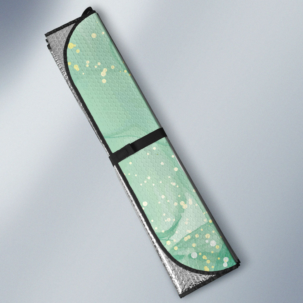 Aloha Hawaii Turtles Floral Auto Sun Shade Seafoam Marbles Glaze LT7 - Polynesian Pride