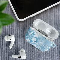 Aloha Hawaii Turtles Floral AirPods Case Aqua Marbles Glaze LT7 - Polynesian Pride