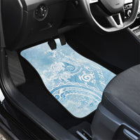 Aloha Hawaii Turtles Floral Car Mats Aqua Marbles Glaze LT7 - Polynesian Pride