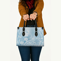 Aloha Hawaii Turtles Floral Leather Bag Aqua Marbles Glaze LT7 - Polynesian Pride