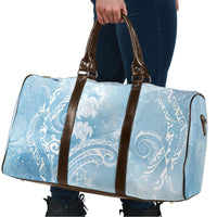 Aloha Hawaii Turtles Floral Travel Bag Aqua Marbles Glaze LT7 - Polynesian Pride