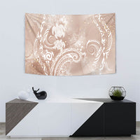 Aloha Hawaii Turtles Floral Tapestry Taupe Marbles Glaze LT7 - Polynesian Pride