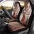 Tahiti Islands Polynesian Plumeria Car Seat Cover Tahitian Vahine 'Ote'a - Beige