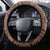 Tahiti Islands Polynesian Plumeria Steering Wheel Cover Tahitian Vahine 'Ote'a - Beige